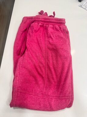 Hot Pink Drawstring Joggers - As Revival